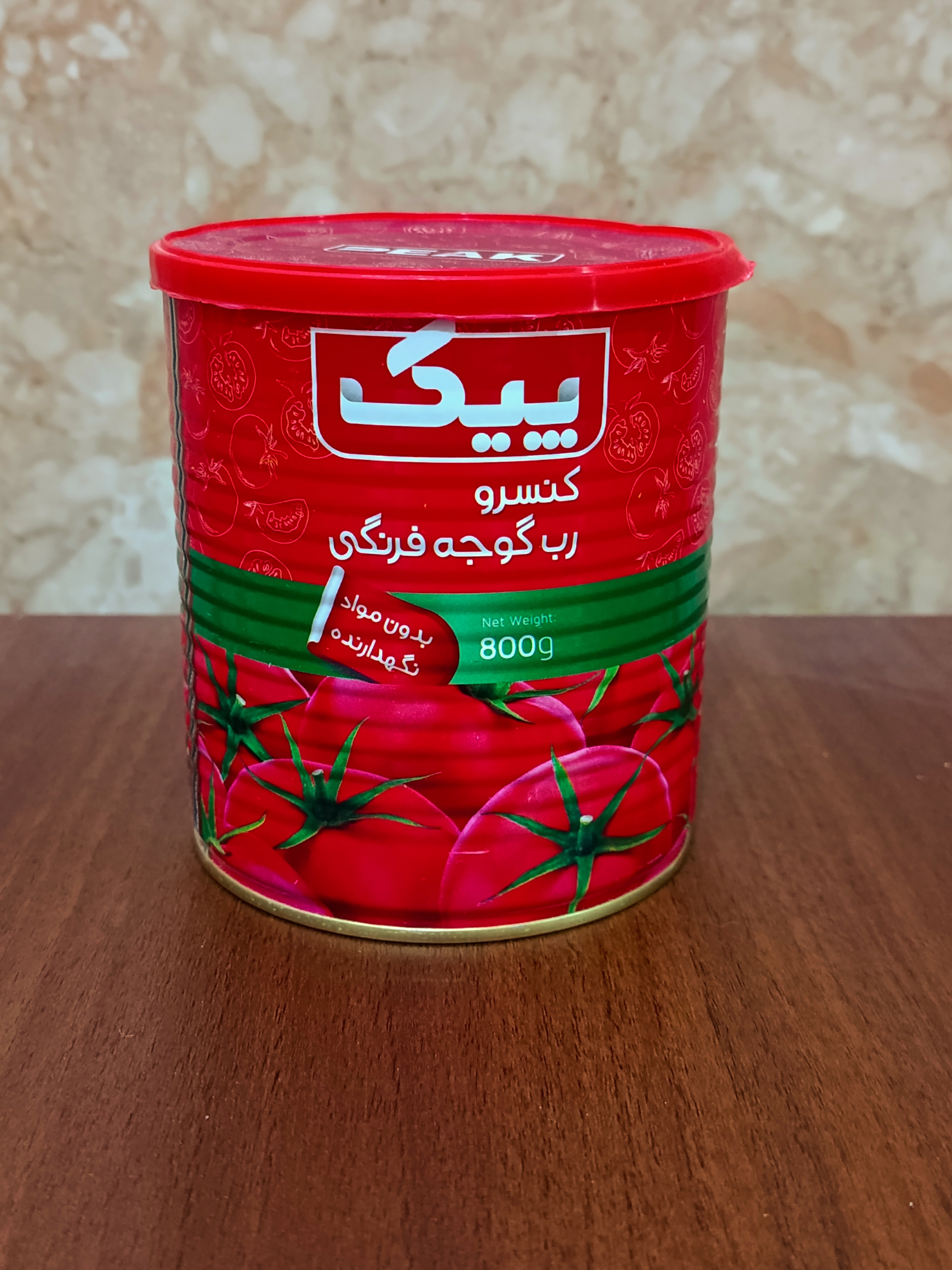 رب گوجه پیک قوطی 800 گرمی